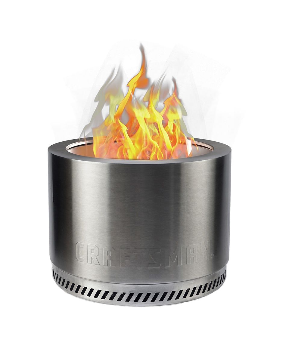 Smokeless Stainless Steel Wood-Burning Fire Pit