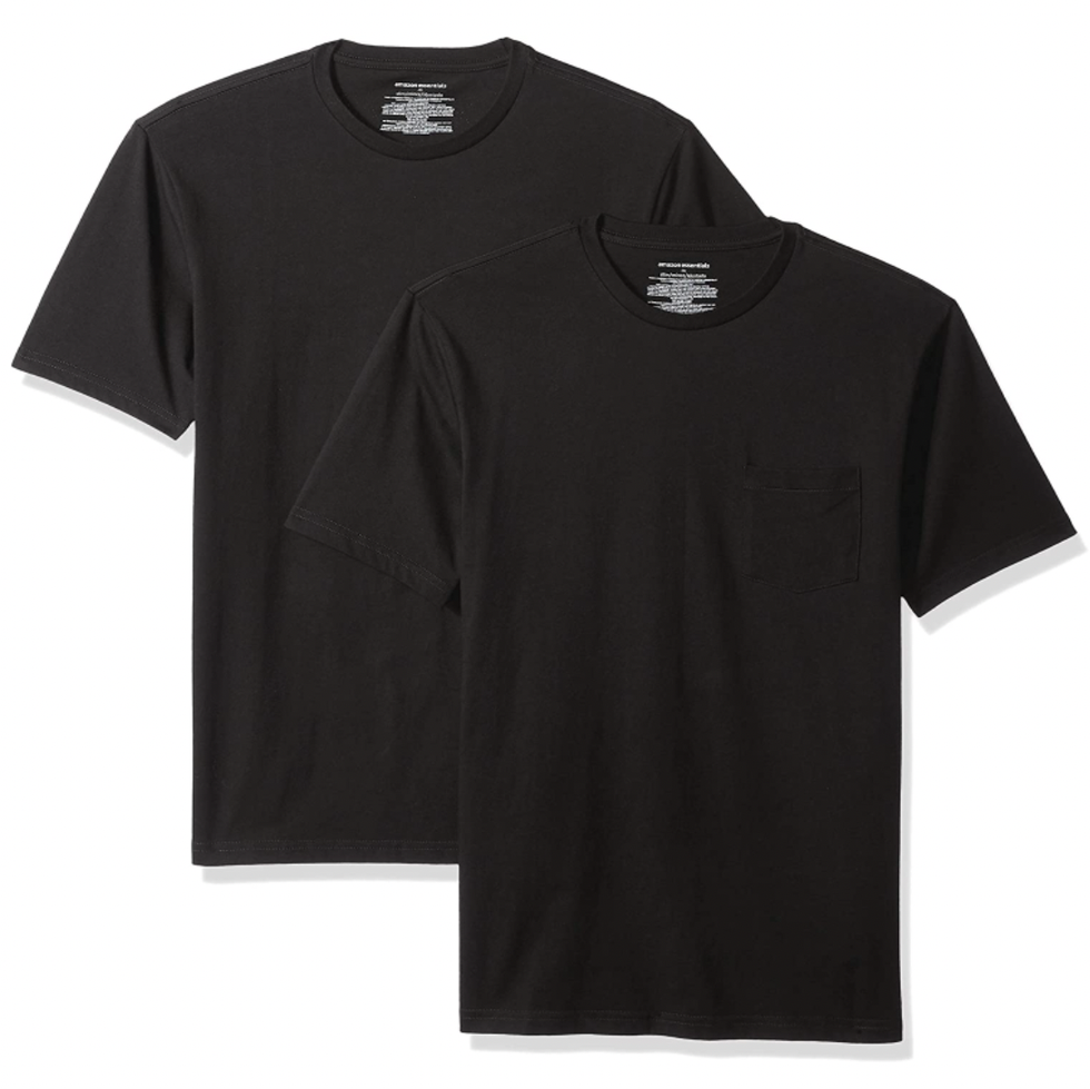 Slim-Fit Short-Sleeve Crewneck Pocket T-Shirt (2-Pack)
