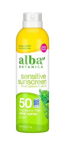 Alba Botanica Sensitive Sunscreen Spray SPF 50
