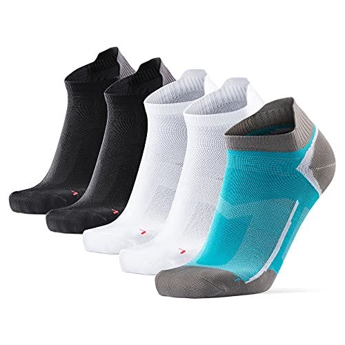 Pack de 5 calcetines cortos deportivos antiampollas multicolor