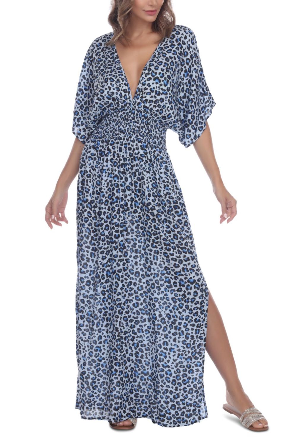Women's Midi Dress Summer All Over Floral Print High Low Hem A-line Dress  Cute Casual for Beach Party : : Clothing, Shoes & Accessories