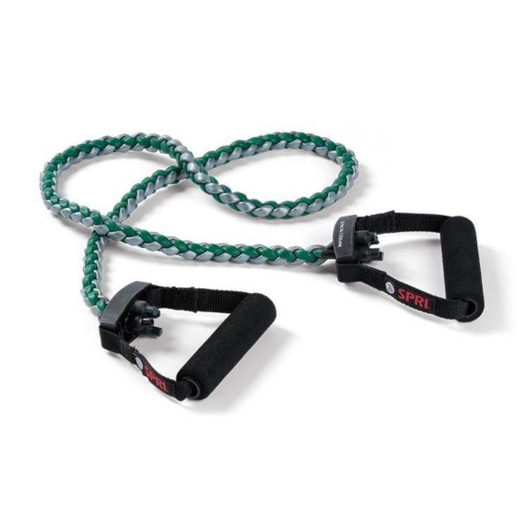 Adjustable Pack Strap/Stretch Strap - Black with Blue / Green Stripe