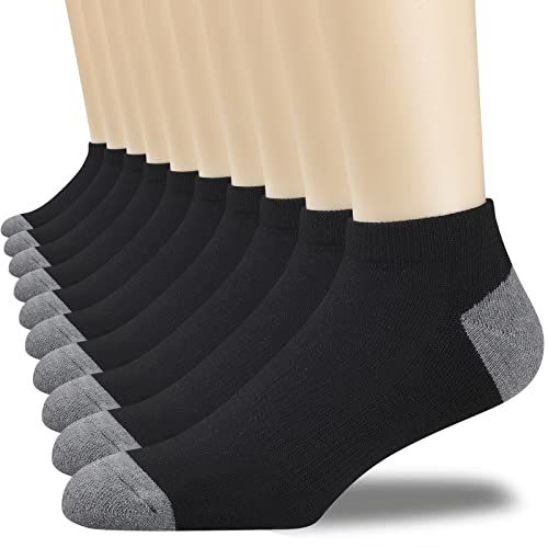  Pembrook Yoga Socks with Grips for Men - 4 Pairs Unisex Non  Slip Socks Mens, Socks with Grippers for Men