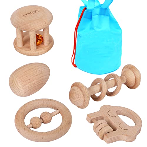 Sonajeros de madera