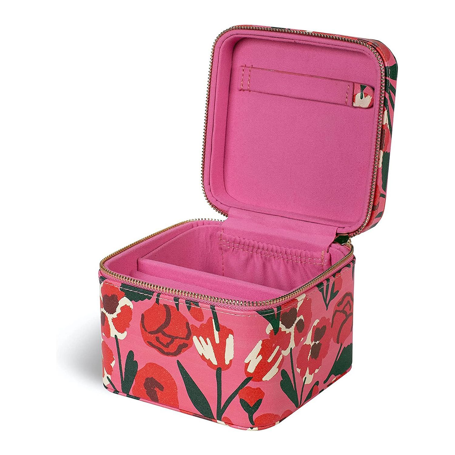 Flamingo Travel Jewel Bag Daily Jewellries Storage Case Lychii Jewellery Organizer Roll 
