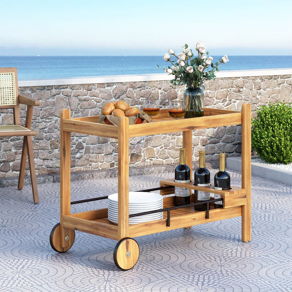 Margeurite Sand & Stable Bar Cart 