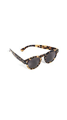 Illesteva Women's Leonard Sunglasses, Tortoise/Grey, One Size