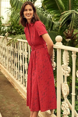Henley Boating Embroidery Dress