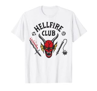 Camiseta con logo de Stranger Things 4 Hellfire Club