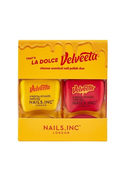 VELVEETA Cheese Scented Nail Polish Duo