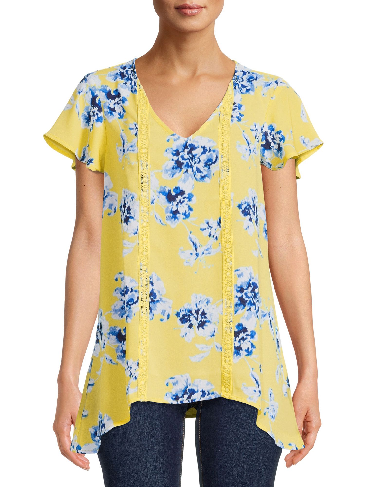 The Pioneer Woman Scoop-Neck Tunic with Short Sleeves