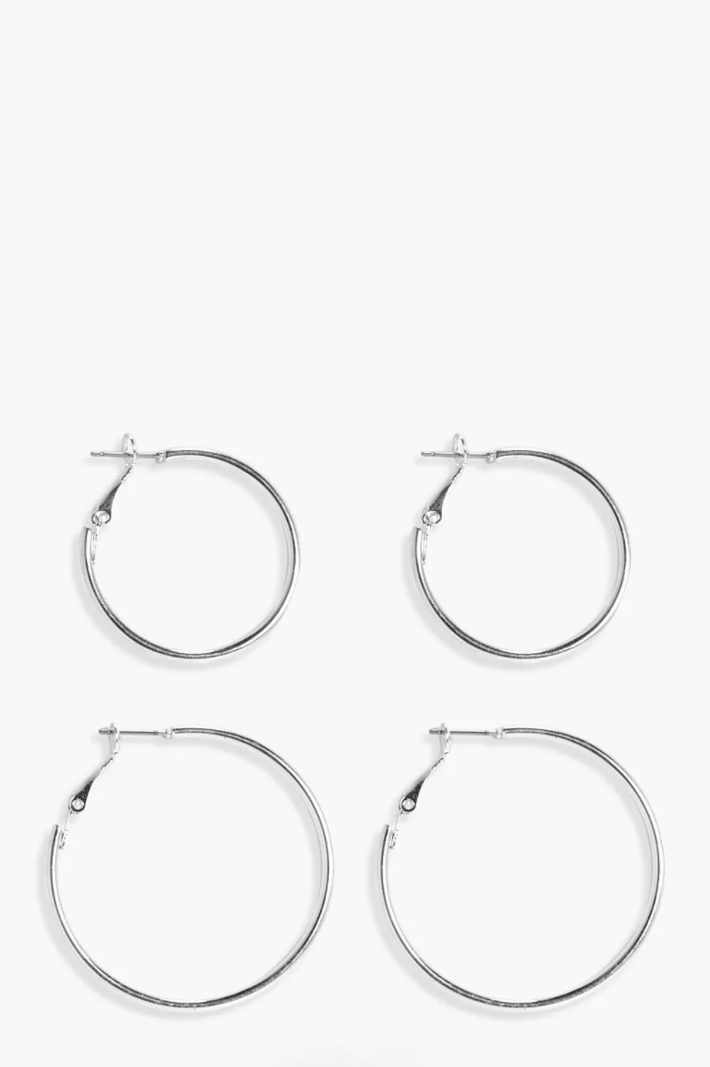 Hoop Earrings 2 Pack