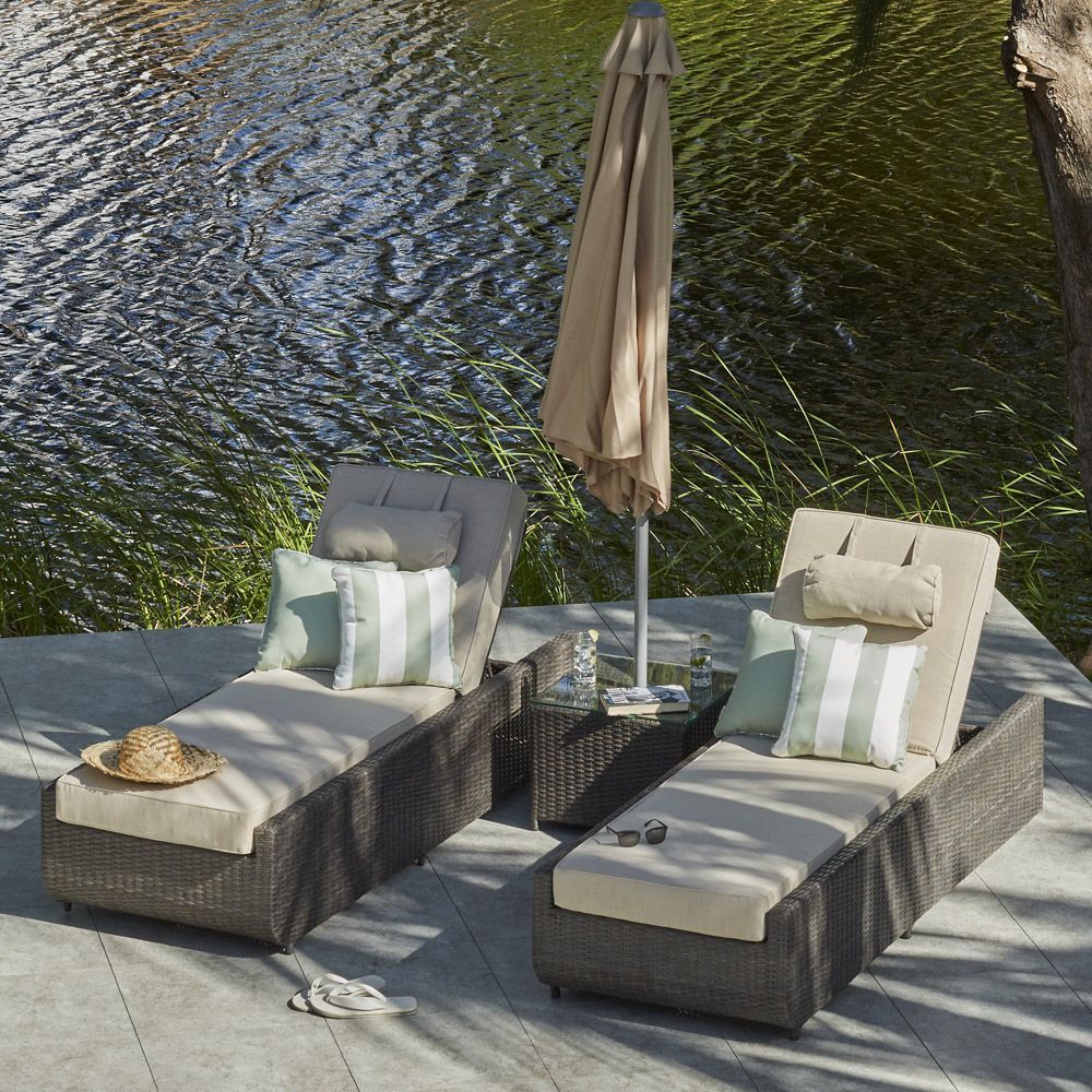 Rattan direct best sale sun loungers