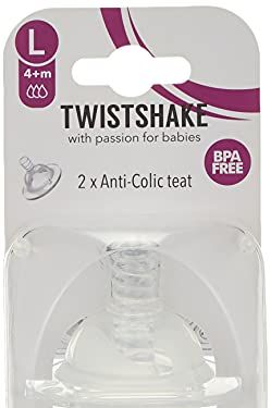 Twistshake Tetina Anticólicos Silicona +6 M