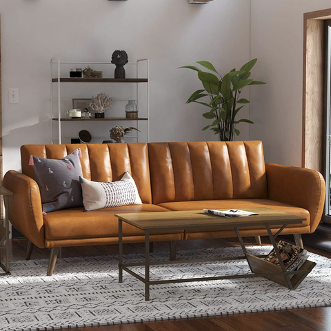 Best Leather Sofas 2022 For Living Room, Caramel Colored Leather Chairs