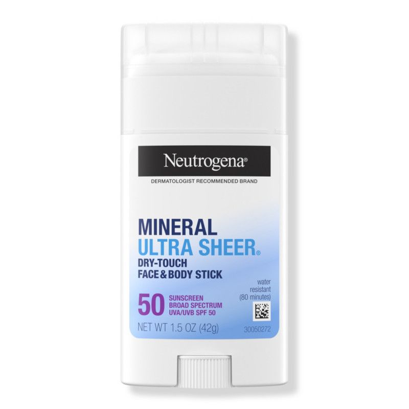 Mineral Ultra Sheer Dry Touch Face & Body Stick SPF 50