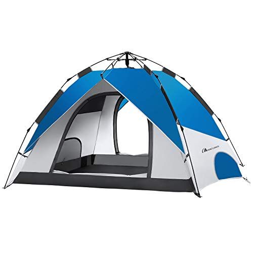 Moon Lence Pop Up 4-Person Camping Tent 