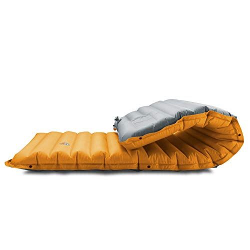 Extra-Thick Inflatable Sleeping Pad with Built-in Pump