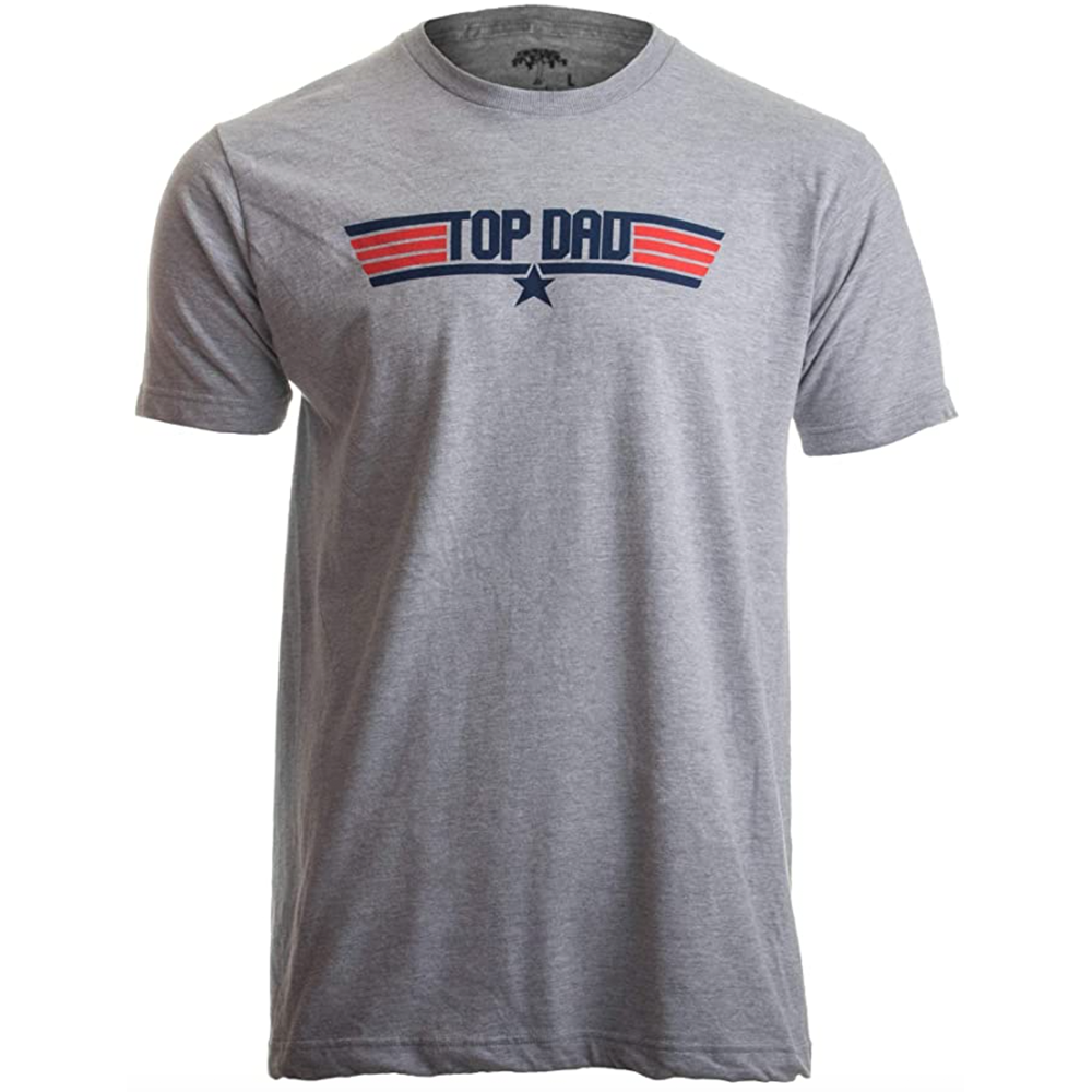 'Top Dad' 1980s Military T-Shirt