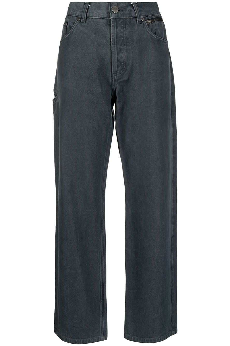 Louis Vuitton Gray Classic & Straight-Leg Jeans for Men