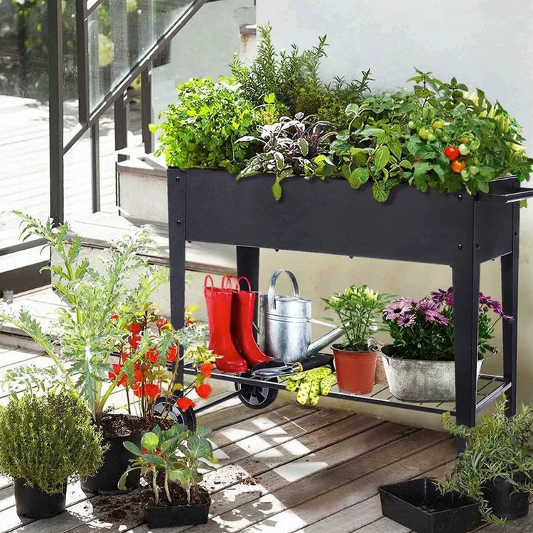 Elevated Metal Planter