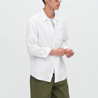 Premium linen long sleeve shirt