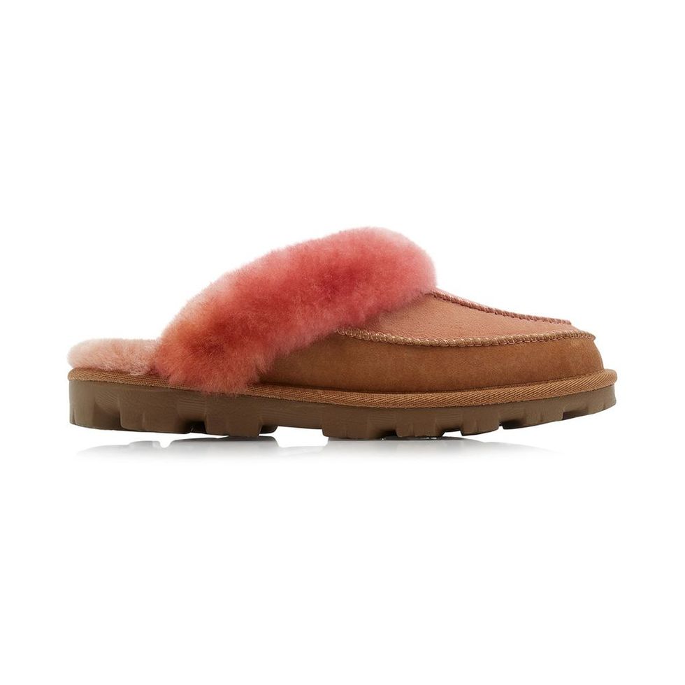 Self Coquette Shearling Slippers