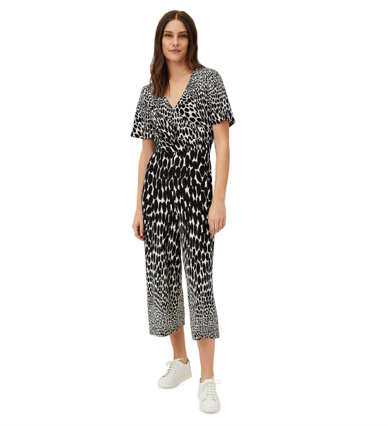 Phase Eight Abstract Print Jersey Jumpsuit