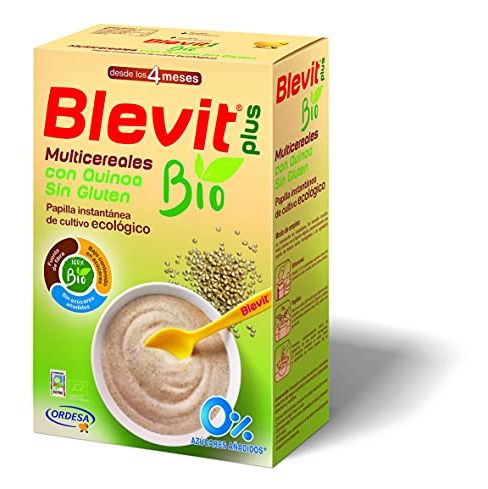 Papilla infantil con cereales desde 4 meses ecológico Carrefour Baby Bio sin  gluten 400 g.