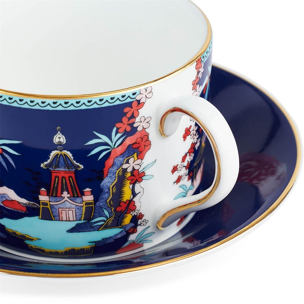 Wonderlust Teacup & Saucer (Set of 4)