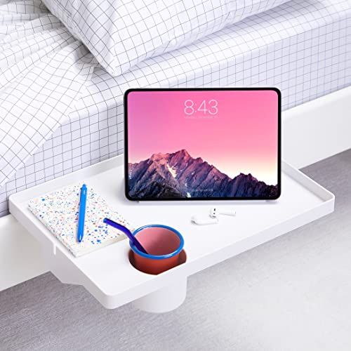 Essential Bedside Shelf With Cupholder Caddy