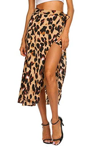 Newchoice Leopard Beach Wrap Skirt