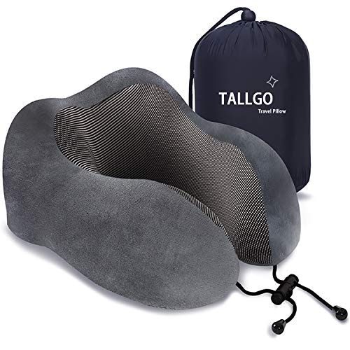 TALLGO Memory-Foam Travel Pillow
