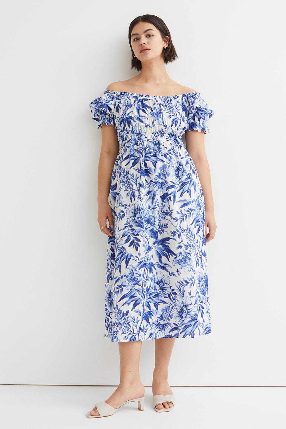 Off-the-shoulder dress