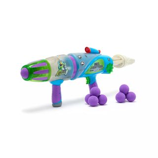 Buzz Lightyear, pistola que brilla en la oscuridad, Toy Story, Disney Store