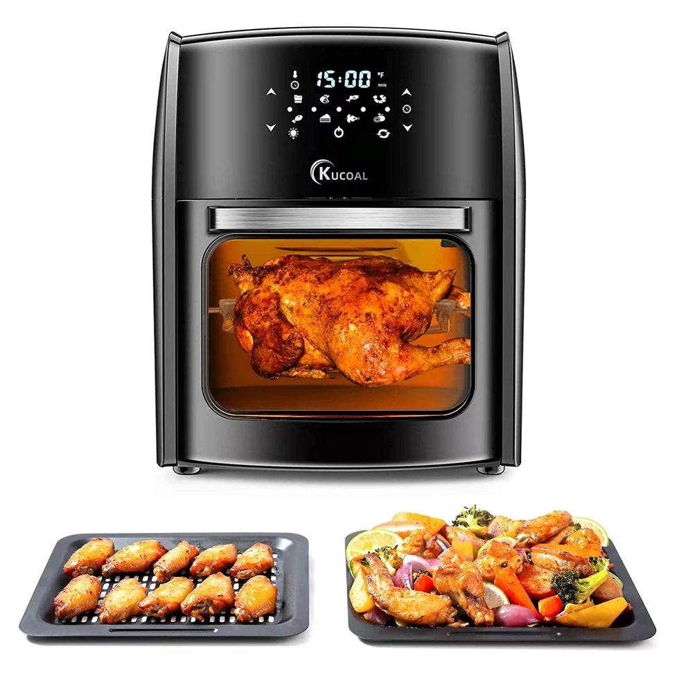 Psdysky 13-Quart 8-in-1 Air Fryer Oven With Digital Touch Screen