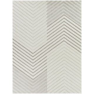 Chevron Machine Woven Area Rug