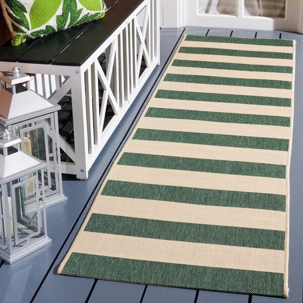 Green Indoor / Outdoor Rug 