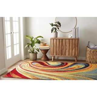 Multi-colored Abstract Rug 