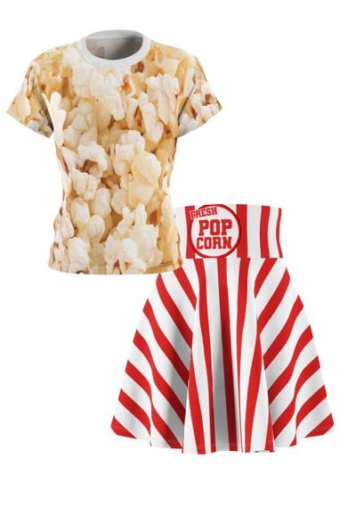 How To Make Popcorn Costume Online