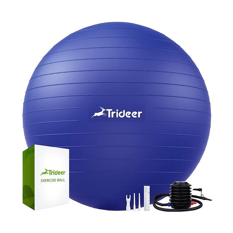 Trideer Extra Thick Yoga and Exercise Ball