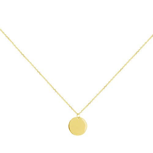 Gold Coin Pendant Necklace