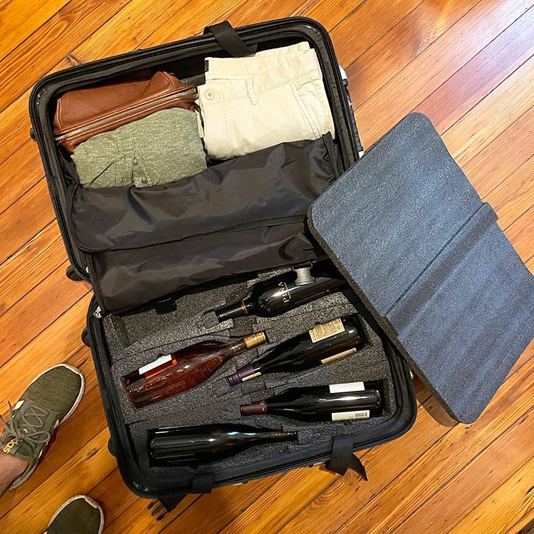 VinGardeValise Wine Travel Suitcase