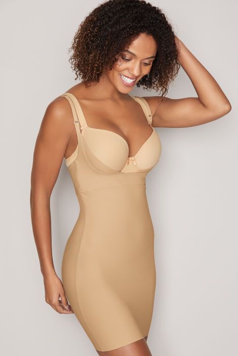 Nude Firm Tummy Control Wear Your Own Bra Shaping Body