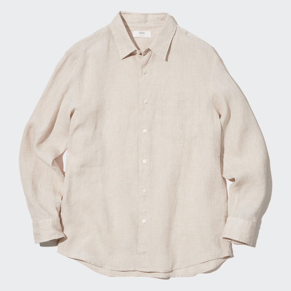 Premium Linen Long-Sleeve Shirt