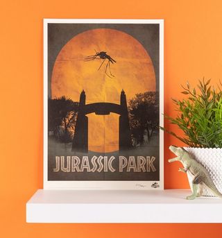 Impresión de arte de edición limitada 'Bienvenidos a Jurassic Park'