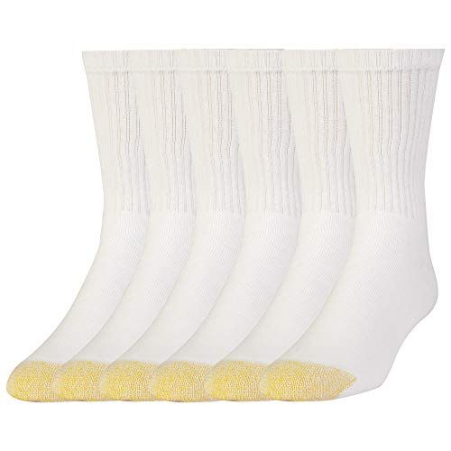 Cotton Crew Athletic Socks, 6-Pairs