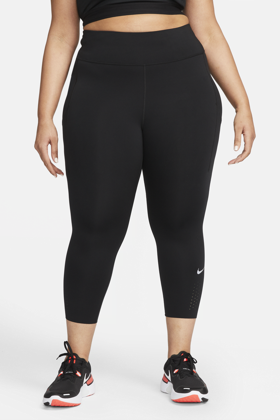 Nike DF Epic Luxe Mid-Rise 7/8 Running Leggings - Running tights