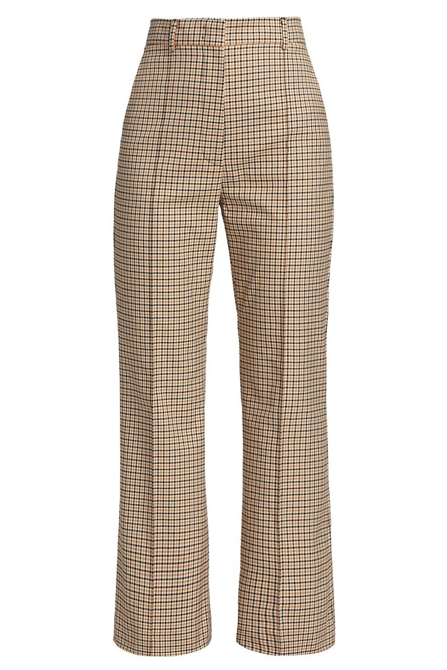 Braies Flared Check Trousers