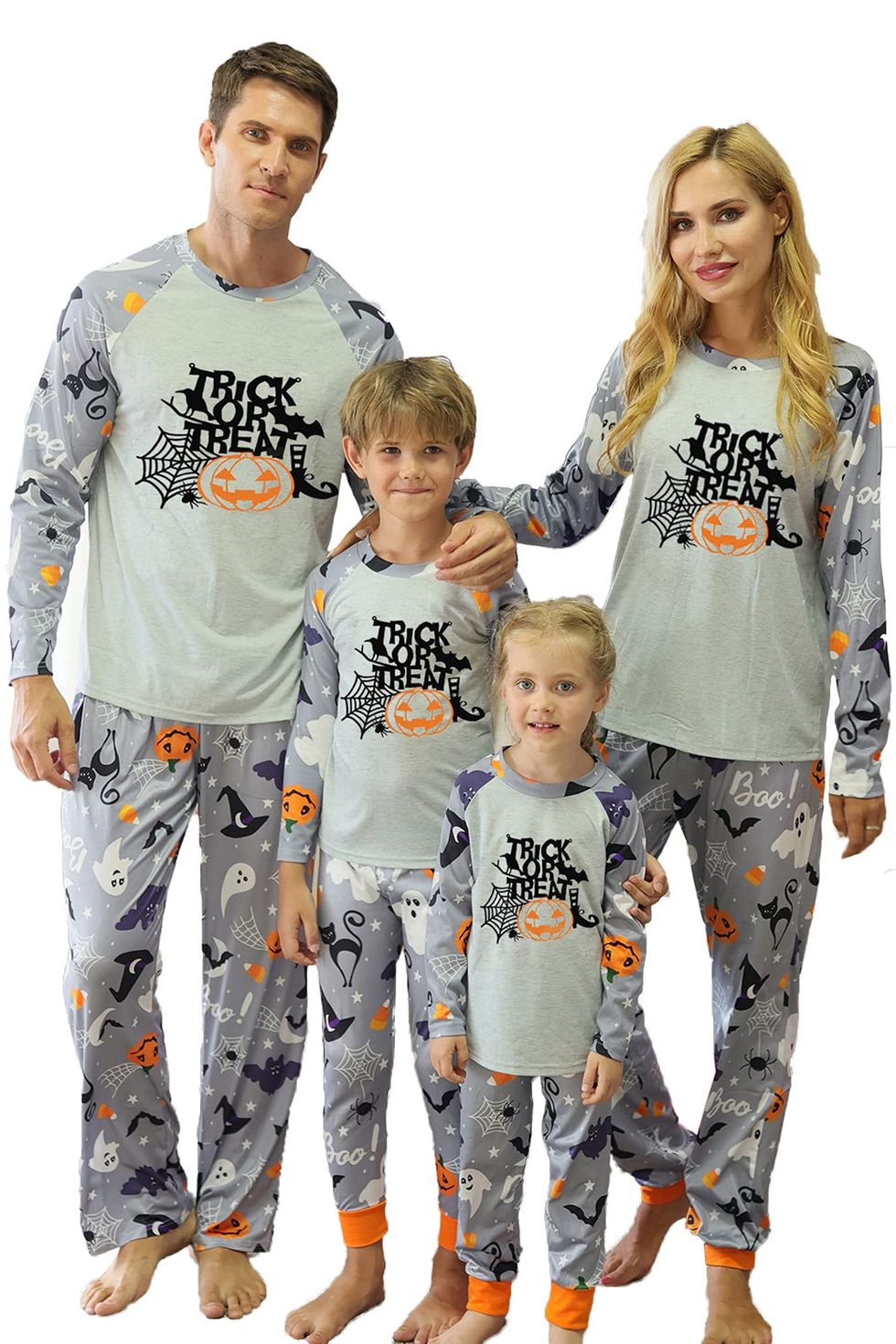 FOCUSNORM Matching Halloween Pajamas